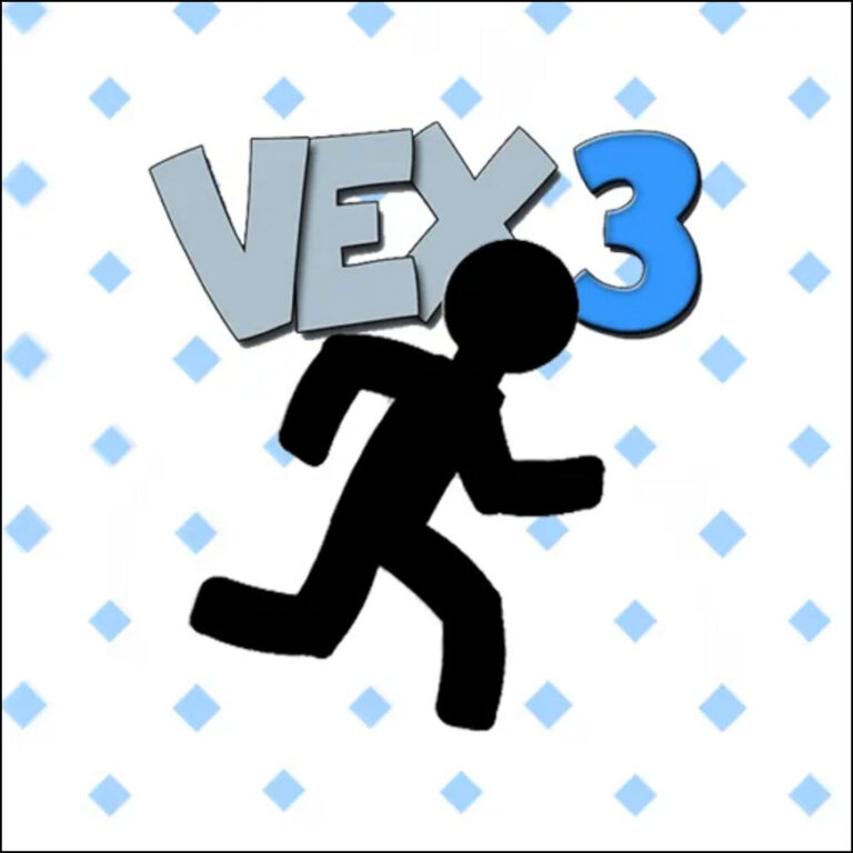 Vex 3 stickman platformer gameplay with obstacles